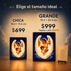 Duerme sin miedo — Lámpara del Ángel de la Guarda para Niña